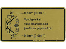 Load image into Gallery viewer, Valve Adjustment Decal