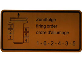 Firing Order Decal