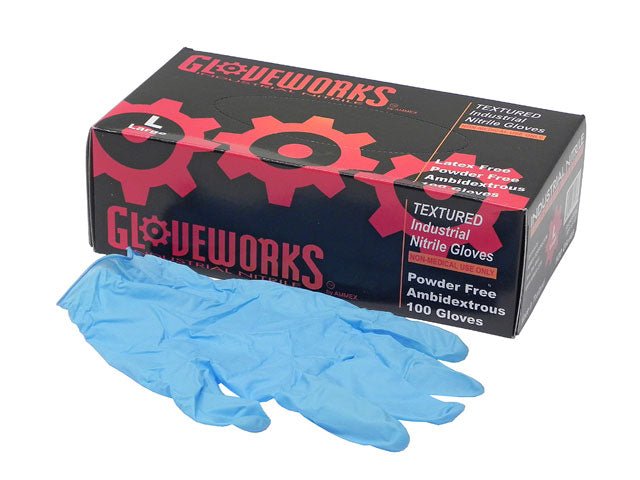 Blue Nitrile Gloves - AM42 EuroCars