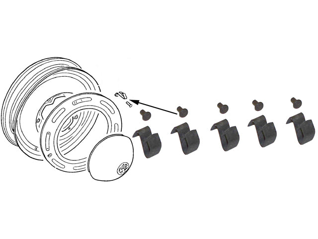 Wheel Cover Clip Set