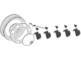 Wheel Cover Clip Set